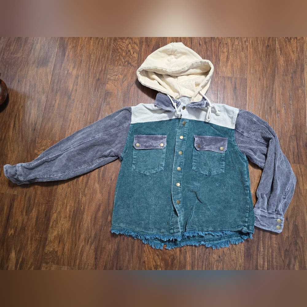 Colorblock Shacket